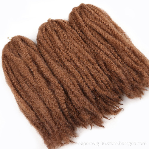 18'' Afro Kinky Twist Crochet Braids Hair Extension Synthetic Braiding Hair Crochet Braid Afro